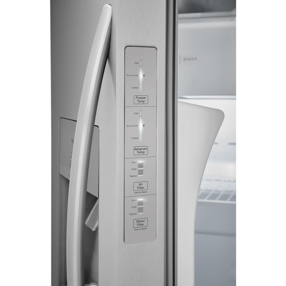 Upgrade for Standard Series - Frigidaire 36 in Side by Side Refrigerator